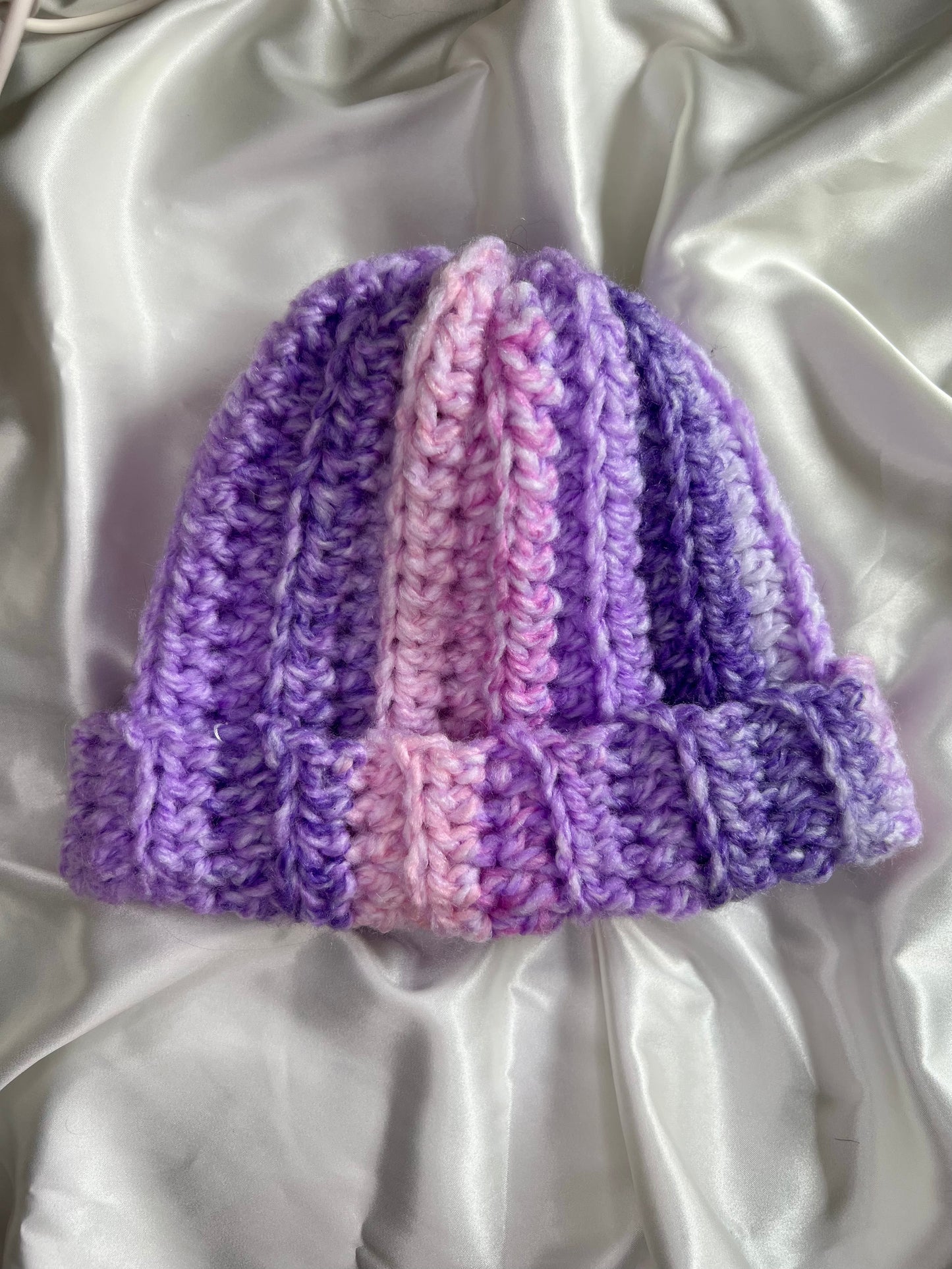 lavender fields beanie