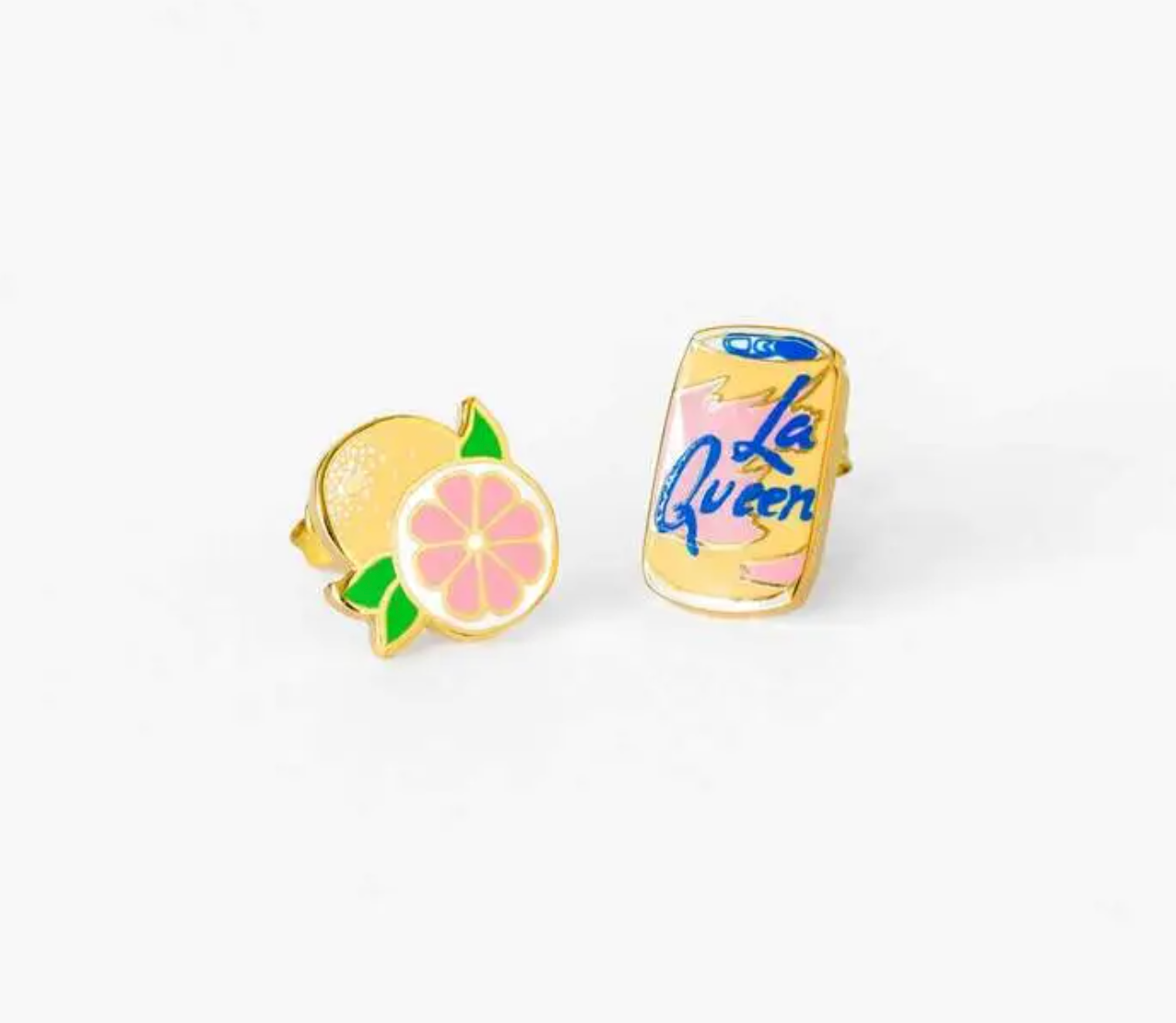 la queen earrings