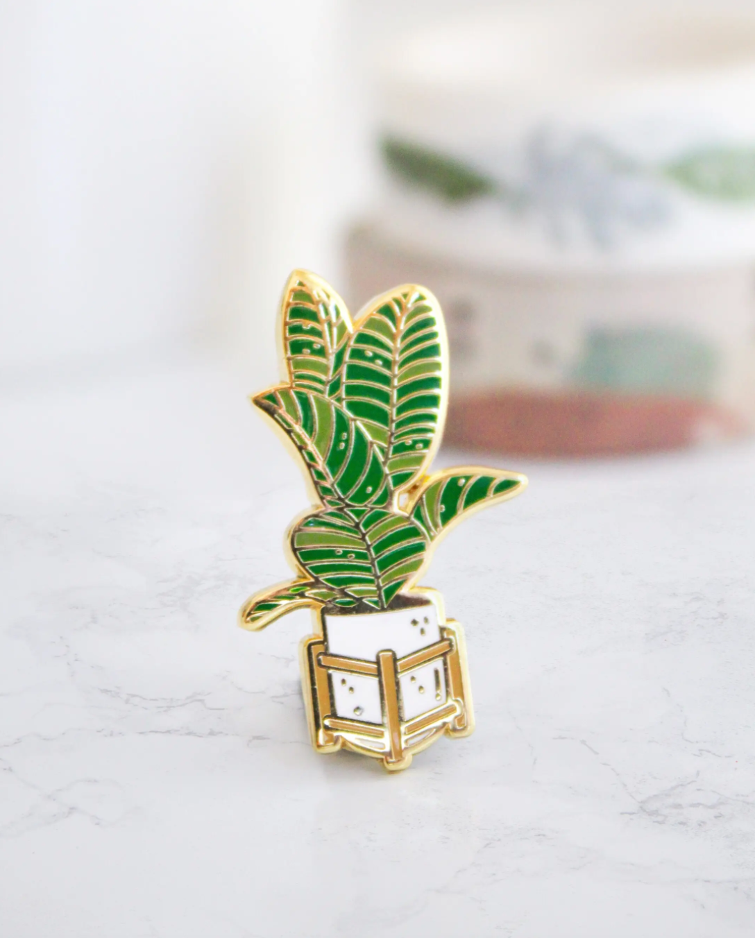 bird of paradise enamel pin
