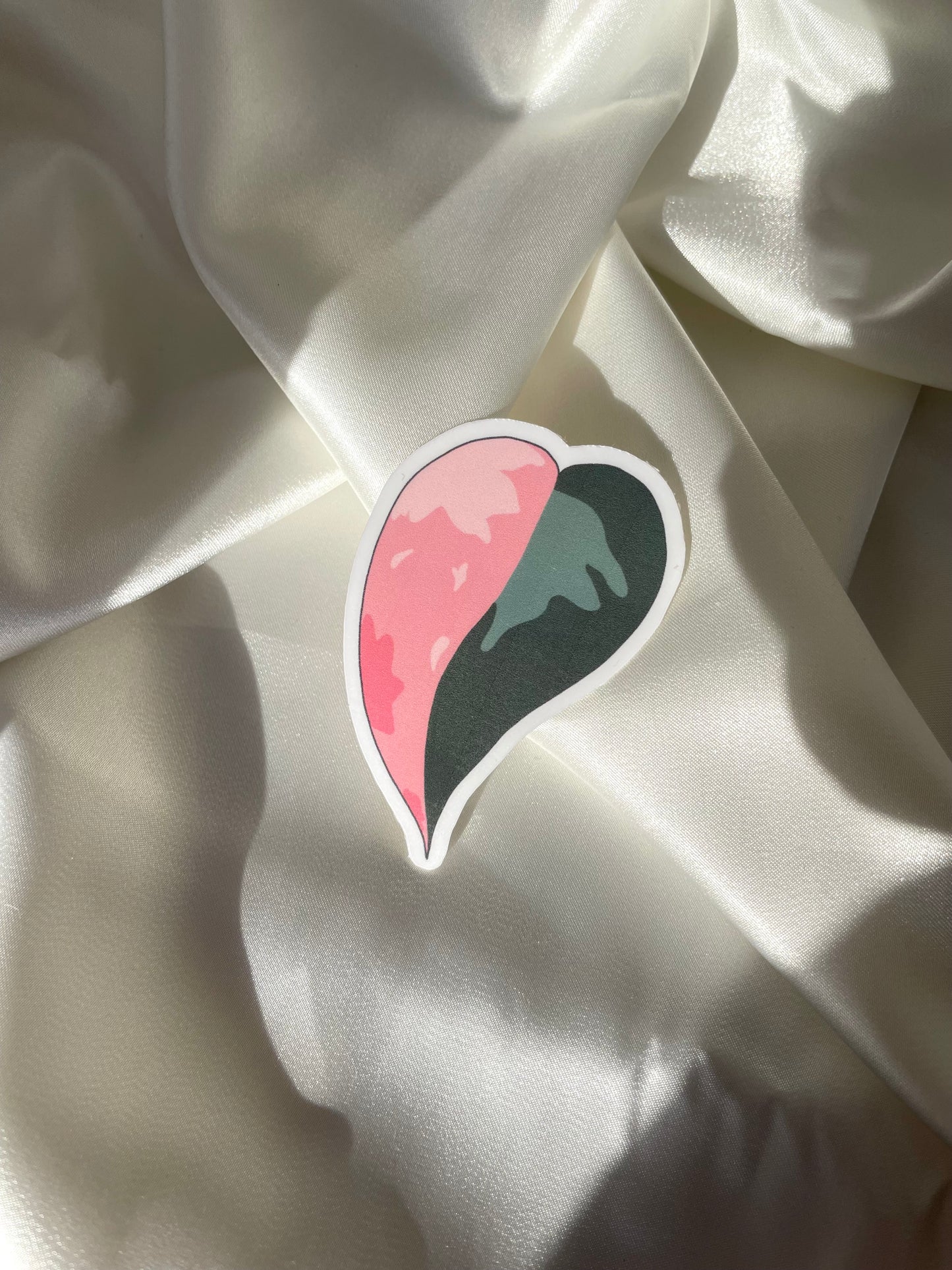 pink princess philodendron sticker