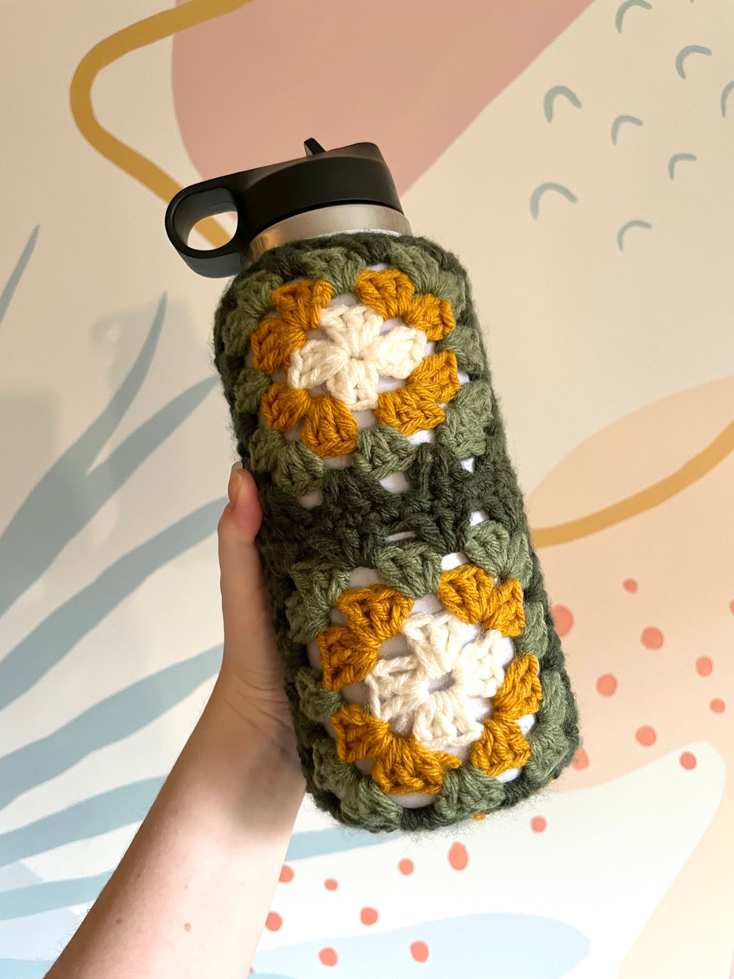 custom crochet bottle sleeve
