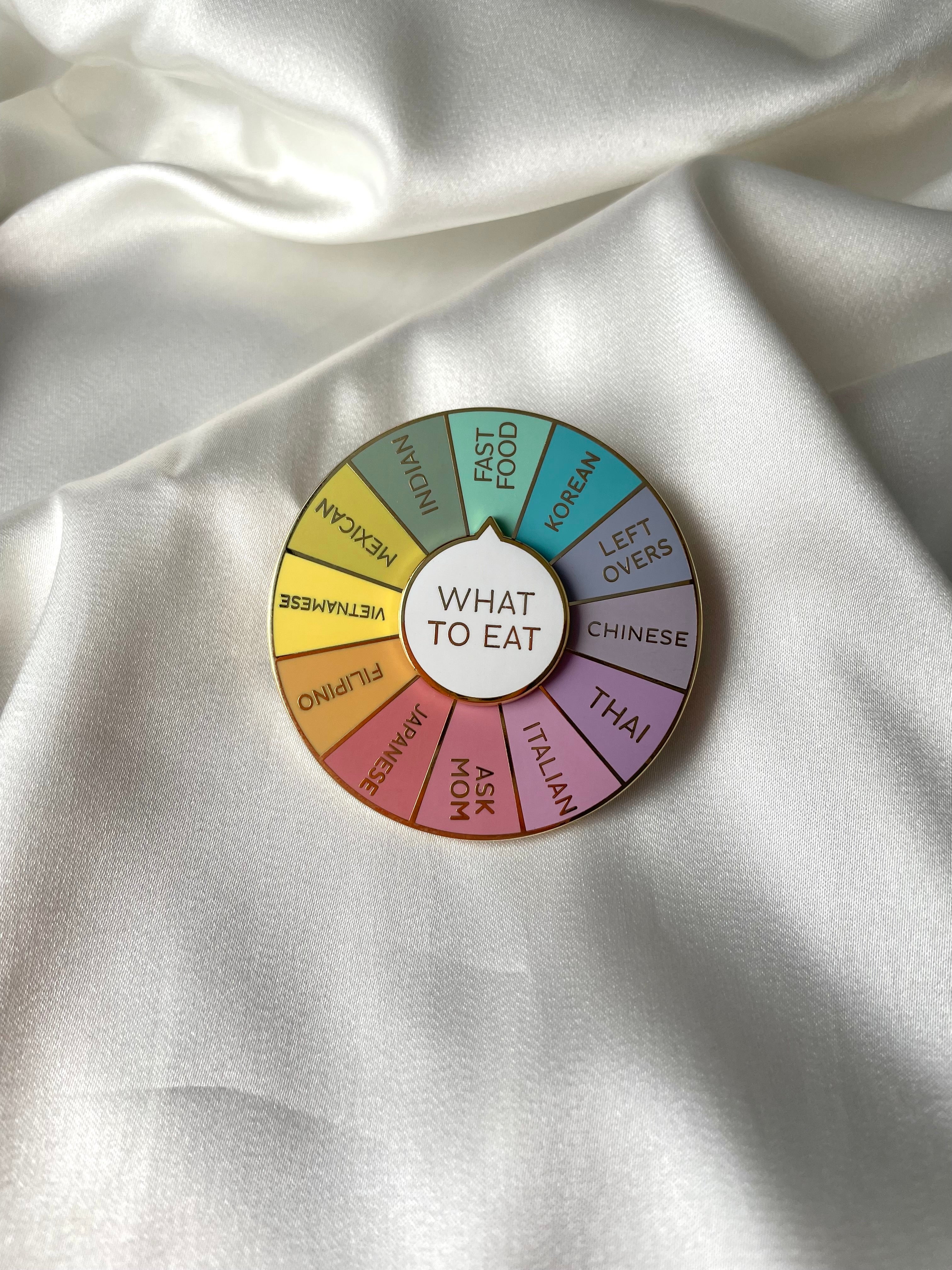 what to eat interactive enamel pin – shopaeranova