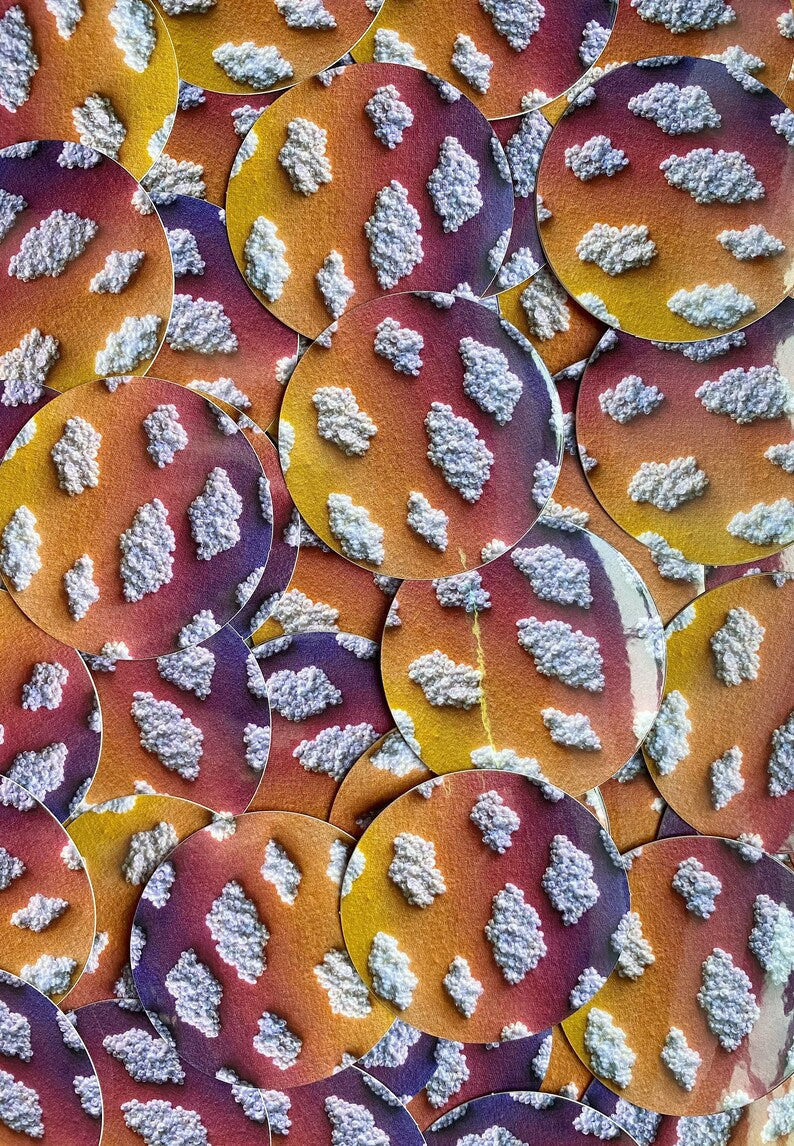 cloudy sunset sticker