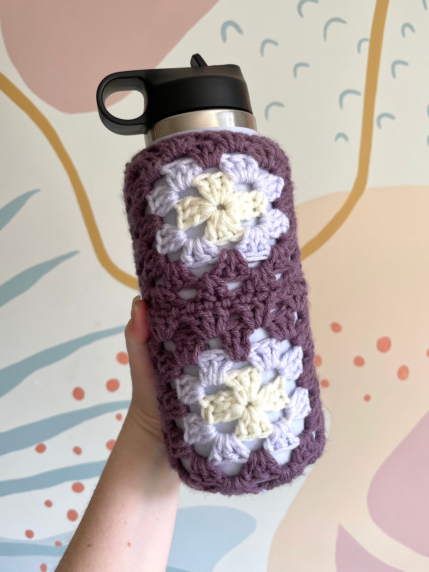 custom crochet bottle sleeve