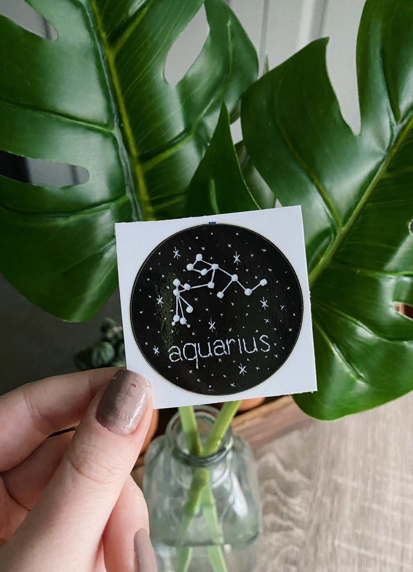 zodiac constellation embroidery sticker