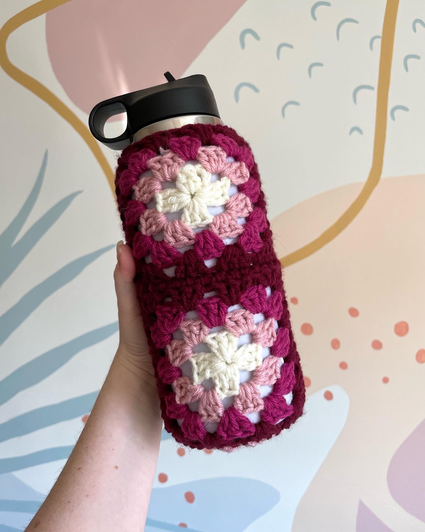 custom crochet bottle sleeve