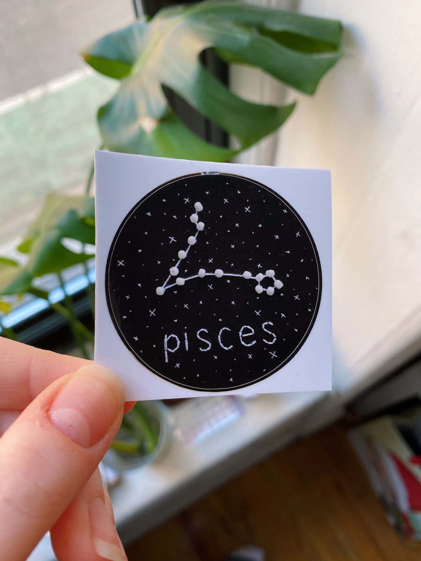 zodiac constellation embroidery sticker