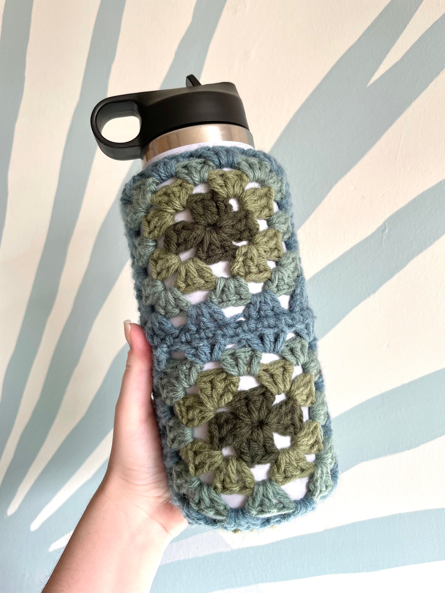 custom crochet bottle sleeve