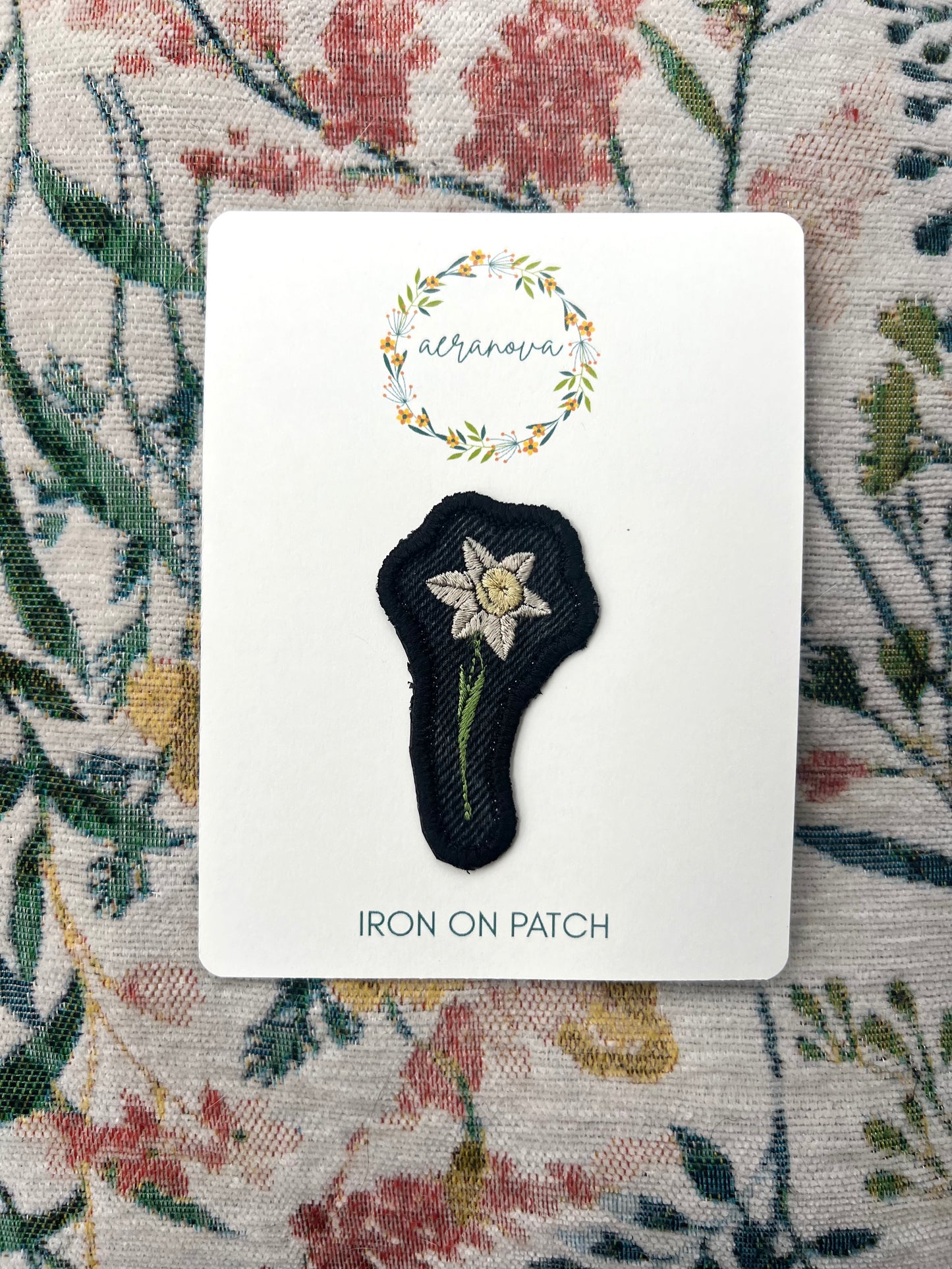 daffodil upcycled jean patch