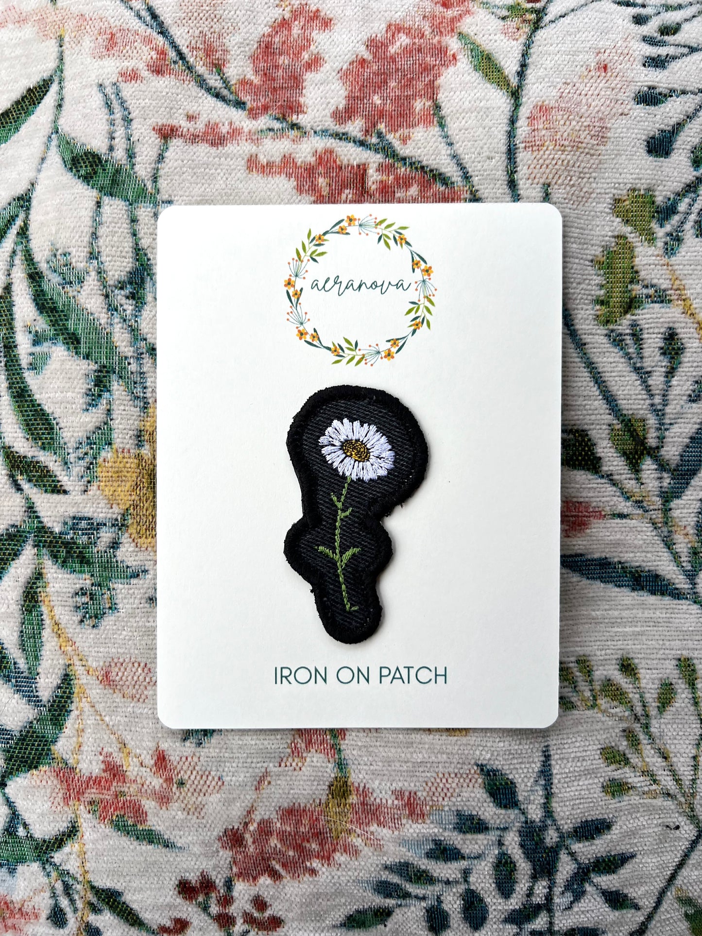 daisy upcycled jean patch