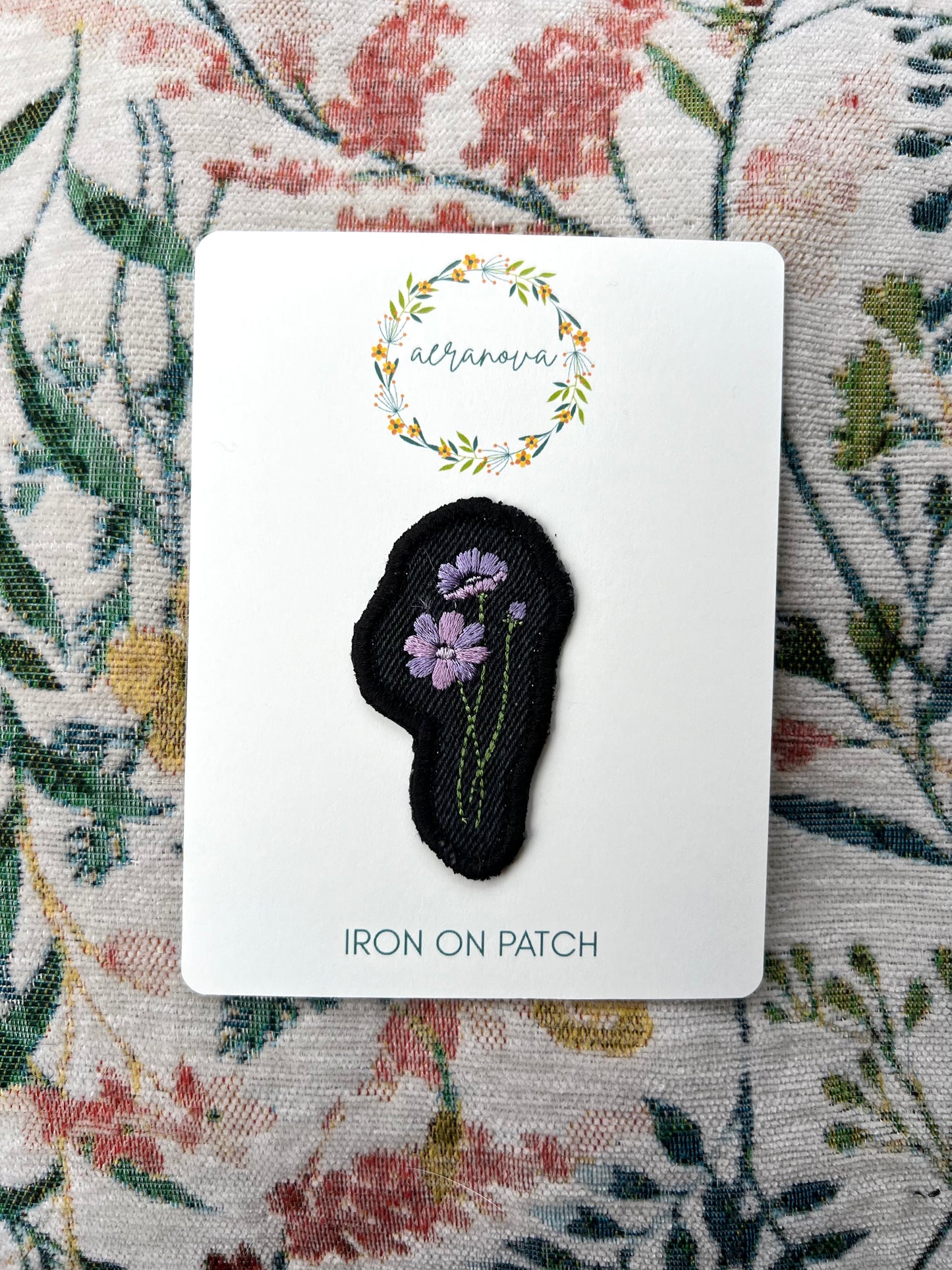 cosmos upcycled jean patch