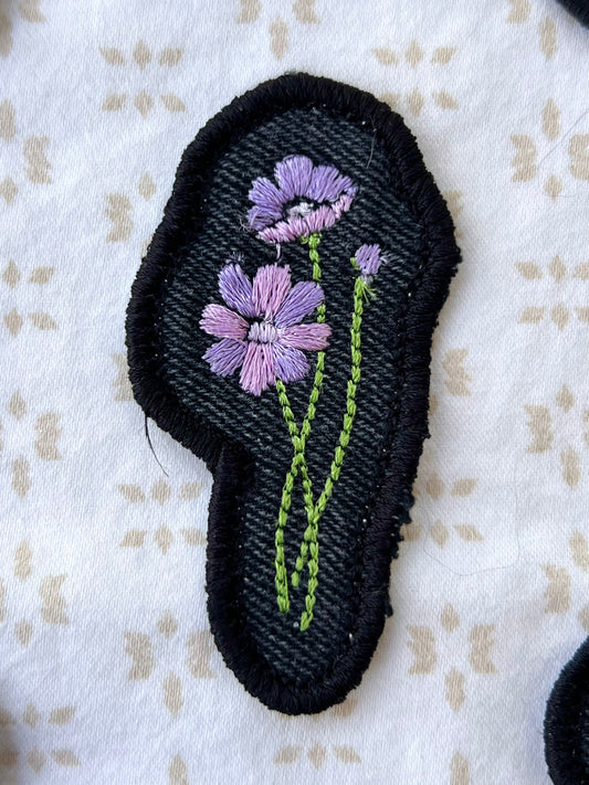 cosmos upcycled jean patch