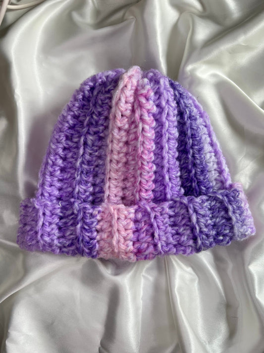 lavender fields beanie