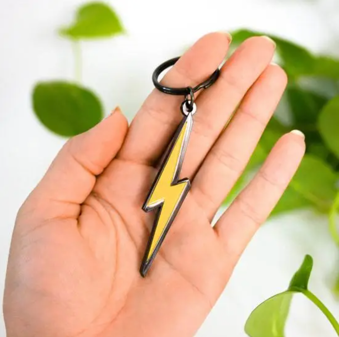 lightning bolt keychain