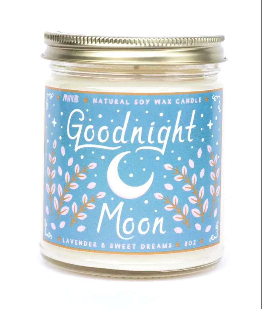 goodnight moon lavender soy candle