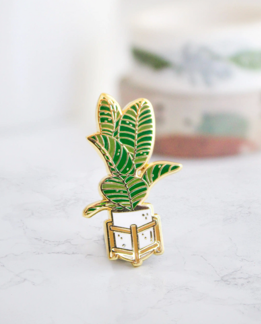 bird of paradise enamel pin