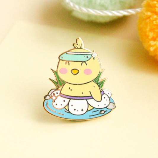 duckling enamel pin