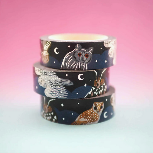 owl washi tape