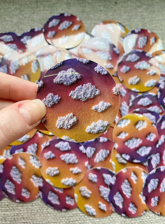 cloudy sunset sticker