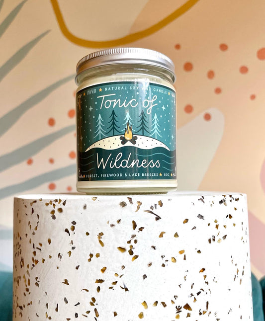 tonic of wildness soy candle
