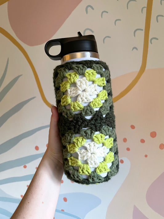 custom crochet bottle sleeve