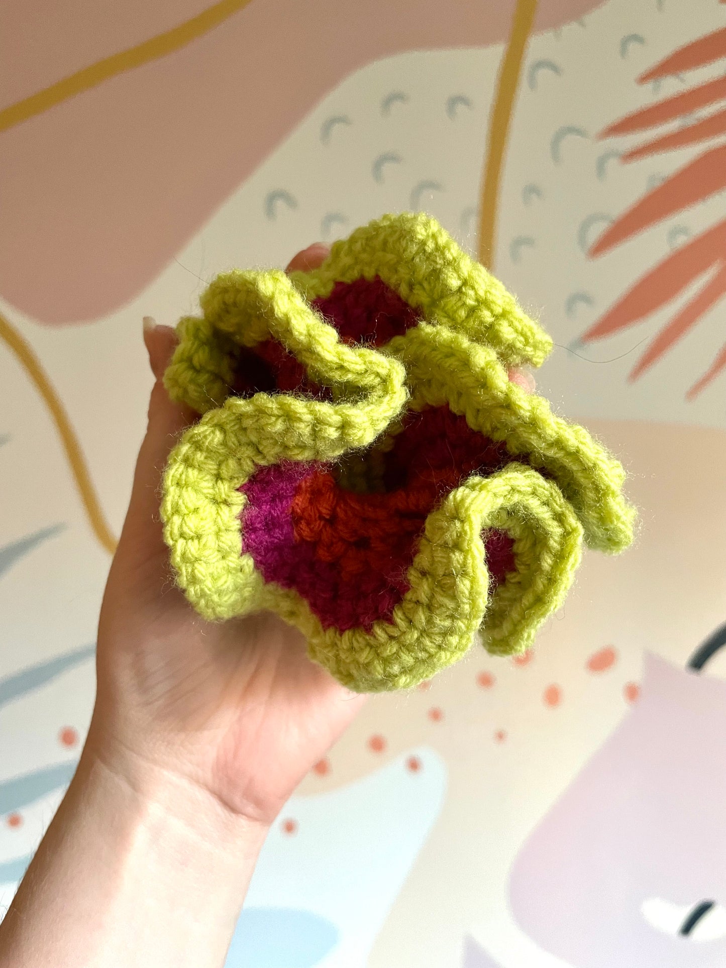crochet möbius strip fidget toy