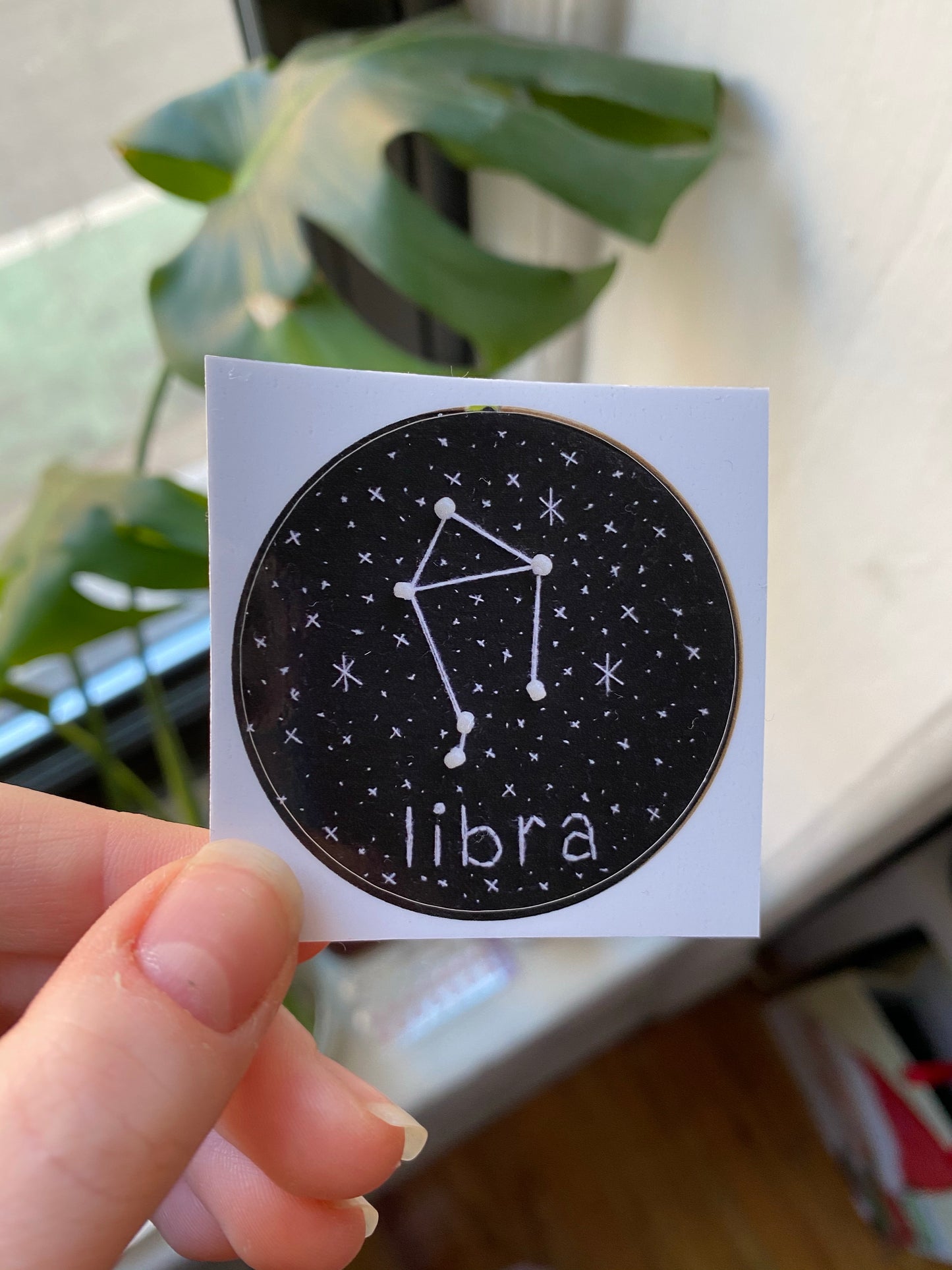 zodiac constellation embroidery sticker