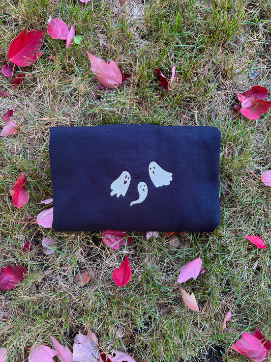 spooky trio embroidered crewneck